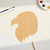 Eagle Head 2 Wood Cutout for Crafts, Unfinished Baltic Birch Craft Shape