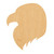 Eagle Head 2 Wood Cutout for Crafts, Unfinished Baltic Birch Craft Shape