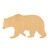 Bear 4 Wood Cutout for Crafts, Unfinished Baltic Birch Craft Shape