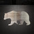 Bear 4 Steel Cutout Shape, Raw Metal Wall Art and Craft Supply