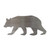 Bear 5 Steel Cutout Shape, Raw Metal Wall Art and Craft Supply