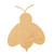 Bee 2 Wood Cutout for Crafts, Unfinished Baltic Birch Craft Shape