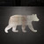 Black Bear 2 Steel Cutout Shape, Raw Metal Wall Art and Craft Supply