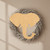 Elephant Head 2 Wood Cutout for Crafts, Unfinished Baltic Birch Craft Shape