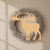 Elk 2 Wood Cutout for Crafts, Unfinished Baltic Birch Craft Shape