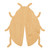 Ladybug 2 Wood Cutout for Crafts, Unfinished Baltic Birch Craft Shape