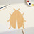 Ladybug 2 Wood Cutout for Crafts, Unfinished Baltic Birch Craft Shape