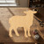 Lamb 2 Wood Cutout for Crafts, Unfinished Baltic Birch Craft Shape