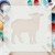 Lamb 2 Reusable Mylar Stencil, 10 mil Plastic Paint Stencil for Crafts and Decor