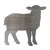 Lamb 2 Steel Cutout Shape, Raw Metal Wall Art and Craft Supply