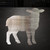 Lamb 2 Steel Cutout Shape, Raw Metal Wall Art and Craft Supply