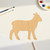 Lamb 3 Wood Cutout for Crafts, Unfinished Baltic Birch Craft Shape