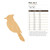 Blue Jay 3 Wood Cutout for Crafts, Unfinished Baltic Birch Craft Shape