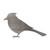 Blue Jay 4 Steel Cutout Shape, Raw Metal Wall Art and Craft Supply