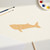 Blue Whale 2 Wood Cutout for Crafts, Unfinished Baltic Birch Craft Shape