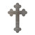Botany Cross 2 Steel Cutout Shape, Raw Metal Wall Art and Craft Supply