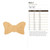 Bow 2 Wood Cutout for Crafts, Unfinished Baltic Birch Craft Shape