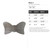 Bow 2 Steel Cutout Shape, Raw Metal Wall Art and Craft Supply