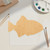 Fish 2 Wood Cutout for Crafts, Unfinished Baltic Birch Craft Shape