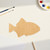 Fish 2 Wood Cutout for Crafts, Unfinished Baltic Birch Craft Shape