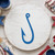 Fishing Hook 2 Reusable Mylar Stencil, 10 mil Plastic Paint Stencil for Crafts and Decor
