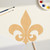 Fleur De Lis 3 Wood Cutout for Crafts, Unfinished Baltic Birch Craft Shape