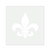 Fleur De Lis 3 Reusable Mylar Stencil, 10 mil Plastic Paint Stencil for Crafts and Decor