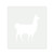 Llama 2 Reusable Mylar Stencil, 10 mil Plastic Paint Stencil for Crafts and Decor