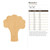 Broccoli 2 Wood Cutout for Crafts, Unfinished Baltic Birch Craft Shape
