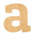 Lower Case A Wood Cutout for Crafts, Unfinished Baltic Birch Craft Shape