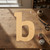 Lower Case B Wood Cutout for Crafts, Unfinished Baltic Birch Craft Shape