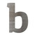 Lower Case B Steel Cutout Shape, Raw Metal Wall Art and Craft Supply