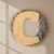 Lower Case C Wood Cutout for Crafts, Unfinished Baltic Birch Craft Shape