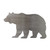 Brown Bear Steel Cutout Shape, Raw Metal Wall Art and Craft Supply