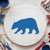 Brown Bear 2 Reusable Mylar Stencil, 10 mil Plastic Paint Stencil for Crafts and Decor