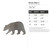 Brown Bear 2 Steel Cutout Shape, Raw Metal Wall Art and Craft Supply