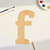 Lower Case F Wood Cutout for Crafts, Unfinished Baltic Birch Craft Shape