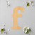 Lower Case F Wood Cutout for Crafts, Unfinished Baltic Birch Craft Shape
