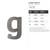 Lower Case G Steel Cutout Shape, Raw Metal Wall Art and Craft Supply