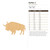 Buffalo 3 Wood Cutout for Crafts, Unfinished Baltic Birch Craft Shape