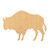 Buffalo 4 Wood Cutout for Crafts, Unfinished Baltic Birch Craft Shape
