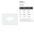 Buffalo 4 Reusable Mylar Stencil, 10 mil Plastic Paint Stencil for Crafts and Decor