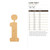 Lower Case I Wood Cutout for Crafts, Unfinished Baltic Birch Craft Shape