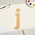 Lower Case J Wood Cutout for Crafts, Unfinished Baltic Birch Craft Shape