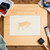 Bull 5 Reusable Mylar Stencil, 10 mil Plastic Paint Stencil for Crafts and Decor