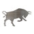 Bull 5 Steel Cutout Shape, Raw Metal Wall Art and Craft Supply