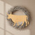 Bull 6 Wood Cutout for Crafts, Unfinished Baltic Birch Craft Shape