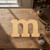 Lower Case M Wood Cutout for Crafts, Unfinished Baltic Birch Craft Shape