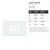 Lower Case M Reusable Mylar Stencil, 10 mil Plastic Paint Stencil for Crafts and Decor
