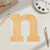 Lower Case N Wood Cutout for Crafts, Unfinished Baltic Birch Craft Shape